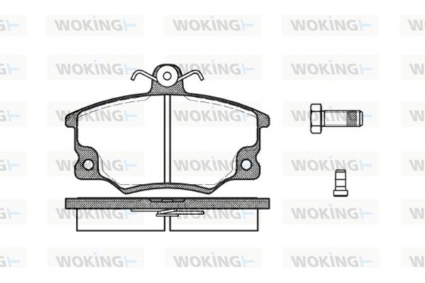 Woking Σετ τακάκια, Δισκόφρενα - P0463.14