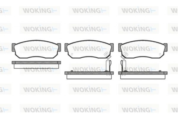 Woking Σετ τακάκια, Δισκόφρενα - P0493.02