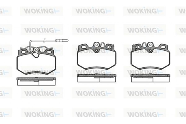 Woking Σετ τακάκια, Δισκόφρενα - P0703.12