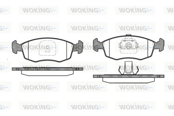 Woking Σετ τακάκια, Δισκόφρενα - P0723.10