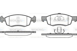 Woking Σετ τακάκια, Δισκόφρενα - P0723.32