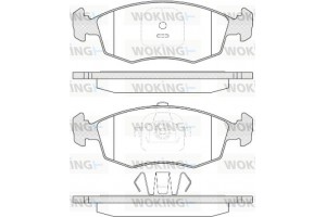 Woking Σετ τακάκια, Δισκόφρενα - P0723.35