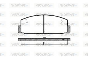 Woking Σετ τακάκια, Δισκόφρενα - P0793.10