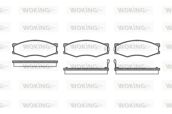 Woking Σετ τακάκια, Δισκόφρενα - P0843.02