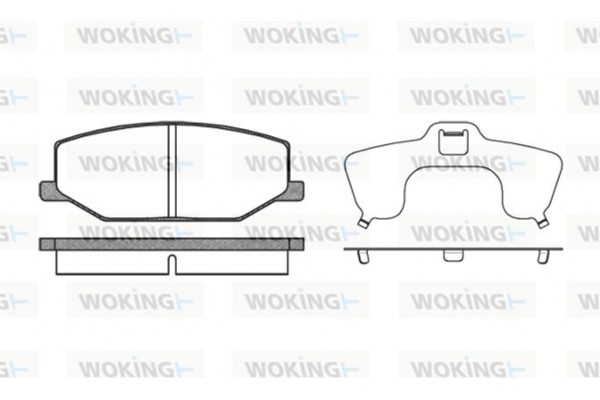 Woking Σετ τακάκια, Δισκόφρενα - P0903.10