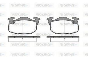 Woking Σετ τακάκια, Δισκόφρενα - P0923.10