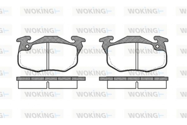 Woking Σετ τακάκια, Δισκόφρενα - P0923.10