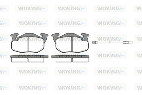 Woking Σετ τακάκια, Δισκόφρενα - P0923.12