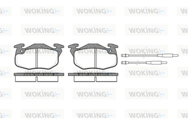 Woking Σετ τακάκια, Δισκόφρενα - P0923.34