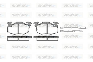 Woking Σετ τακάκια, Δισκόφρενα - P0923.44