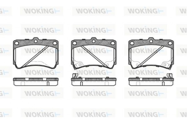 Woking Σετ τακάκια, Δισκόφρενα - P3123.42