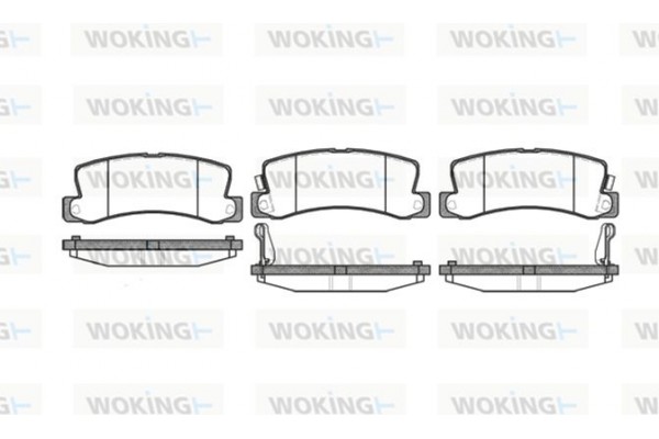 Woking Σετ τακάκια, Δισκόφρενα - P3143.22