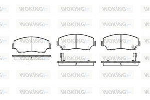 Woking Σετ τακάκια, Δισκόφρενα - P3183.02