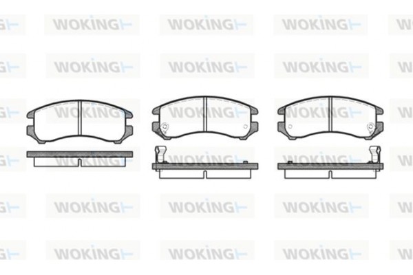 Woking Σετ τακάκια, Δισκόφρενα - P3193.02