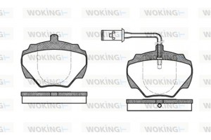 Woking Σετ τακάκια, Δισκόφρενα - P3223.01