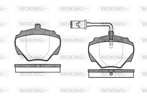 Woking Σετ τακάκια, Δισκόφρενα - P3223.01