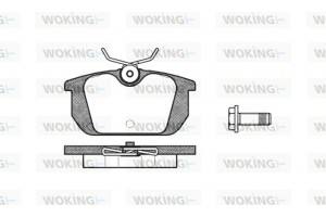 Woking Σετ τακάκια, Δισκόφρενα - P3313.00