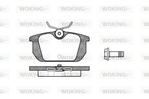 Woking Σετ τακάκια, Δισκόφρενα - P3313.00