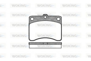 Woking Σετ τακάκια, Δισκόφρενα - P3323.00