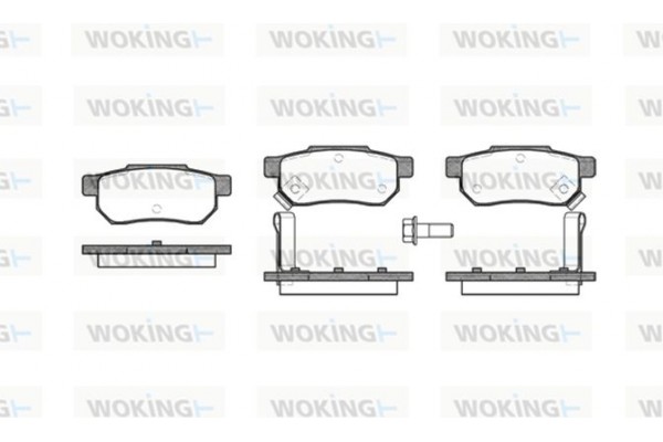 Woking Σετ τακάκια, Δισκόφρενα - P3333.02