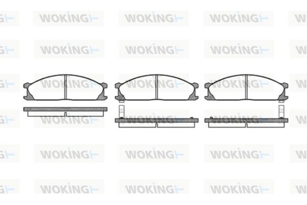 Woking Σετ τακάκια, Δισκόφρενα - P3363.02