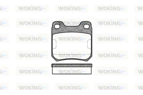 Woking Σετ τακάκια, Δισκόφρενα - P3393.00