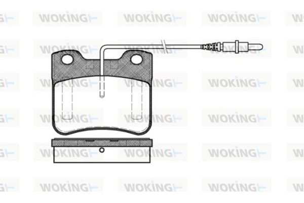 Woking Σετ τακάκια, Δισκόφρενα - P3473.24