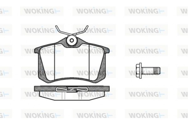 Woking Σετ τακάκια, Δισκόφρενα - P3633.05