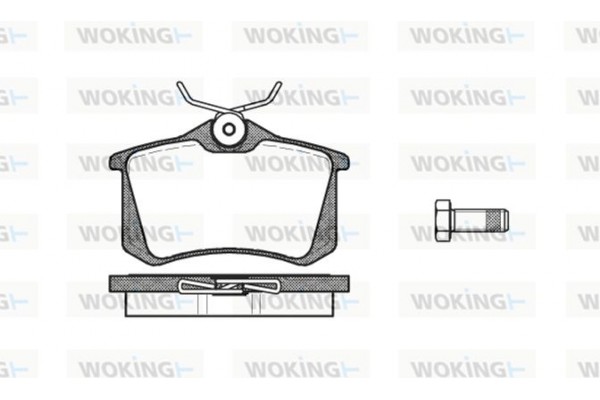 Woking Σετ τακάκια, Δισκόφρενα - P3633.10