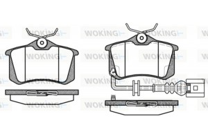 Woking Σετ τακάκια, Δισκόφρενα - P3633.41