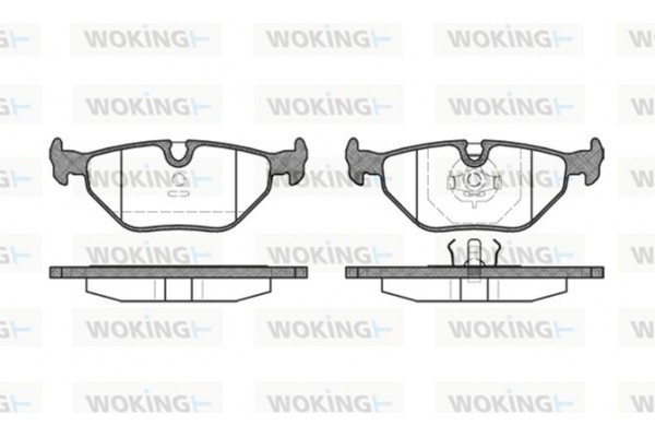 Woking Σετ τακάκια, Δισκόφρενα - P3653.00