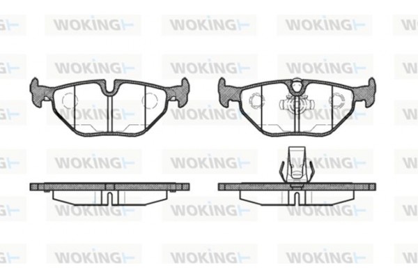 Woking Σετ τακάκια, Δισκόφρενα - P3653.15