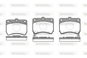 Woking Σετ τακάκια, Δισκόφρενα - P3713.02