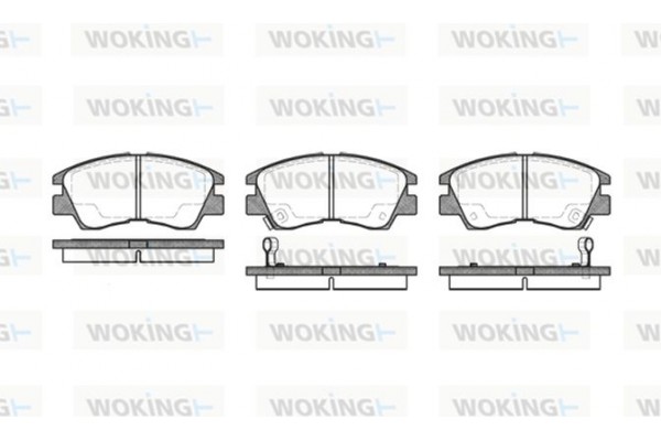 Woking Σετ τακάκια, Δισκόφρενα - P3753.02