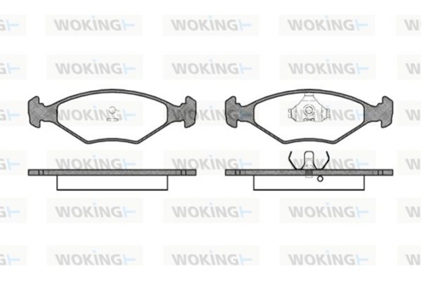 Woking Σετ τακάκια, Δισκόφρενα - P3813.00