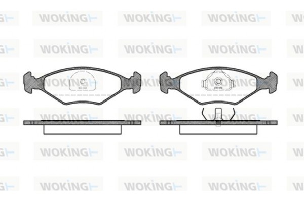 Woking Σετ τακάκια, Δισκόφρενα - P3813.10