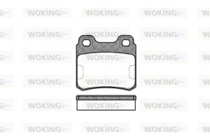 Woking Σετ τακάκια, Δισκόφρενα - P3823.00