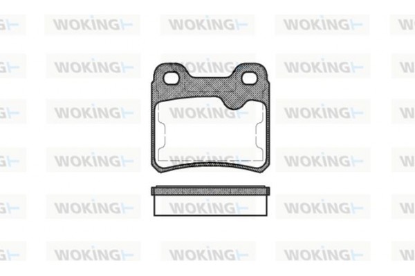 Woking Σετ τακάκια, Δισκόφρενα - P3823.10