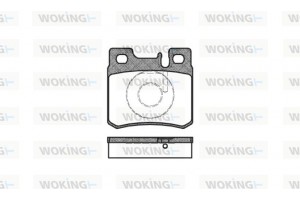 Woking Σετ τακάκια, Δισκόφρενα - P3823.20