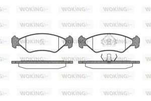 Woking Σετ τακάκια, Δισκόφρενα - P3853.10