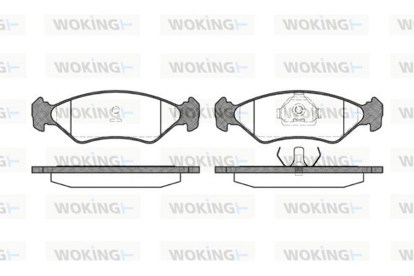 Woking Σετ τακάκια, Δισκόφρενα - P3853.10