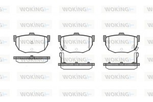 Woking Σετ τακάκια, Δισκόφρενα - P3943.12