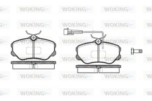 Woking Σετ τακάκια, Δισκόφρενα - P2033.02