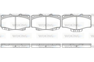 Woking Σετ τακάκια, Δισκόφρενα - P2153.04