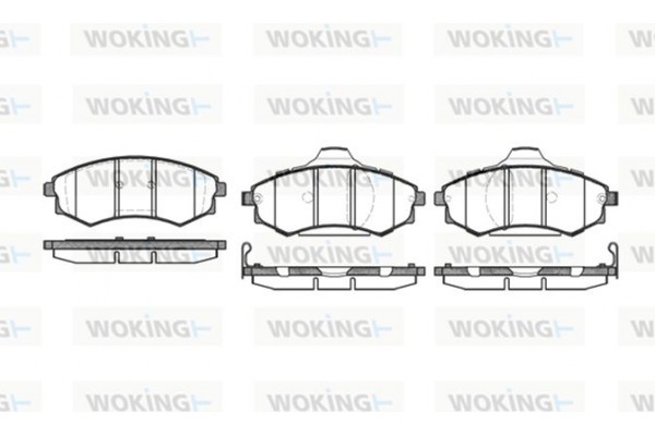 Woking Σετ τακάκια, Δισκόφρενα - P2183.92