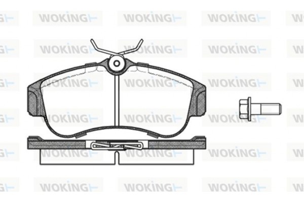 Woking Σετ τακάκια, Δισκόφρενα - P2203.00