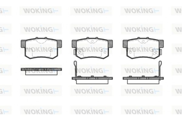 Woking Σετ τακάκια, Δισκόφρενα - P2253.02