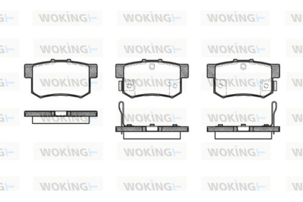 Woking Σετ τακάκια, Δισκόφρενα - P2253.32