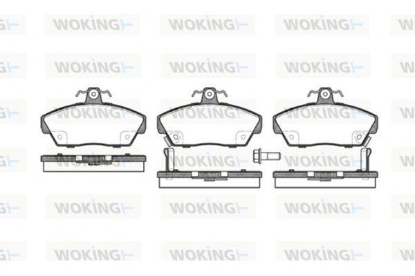 Woking Σετ τακάκια, Δισκόφρενα - P2303.02