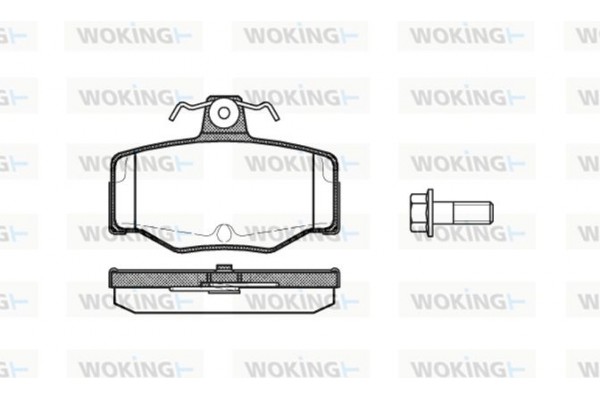 Woking Σετ τακάκια, Δισκόφρενα - P2433.00